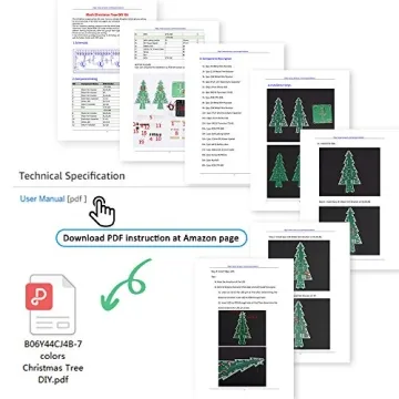 ICstation 3D Christmas Tree Soldering Kit for All Ages
