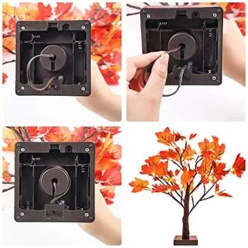 Whonline Lighted Maple Tree for Thanksgiving Decor