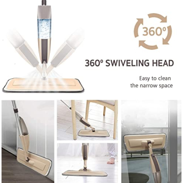 Beyoco Microfiber Spray Mop - Efficient Floor Cleaner