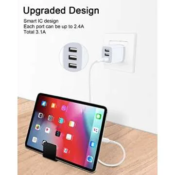 AILKIN USB Charger Cube for Fast Charging Multiple Devices