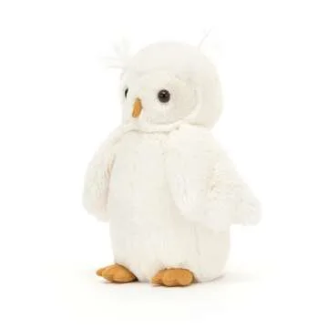 Jellycat Bashful Owl Stuffed Animal, Medium 10.5 inches | Bird Plush Toy | Classic Children's Gift