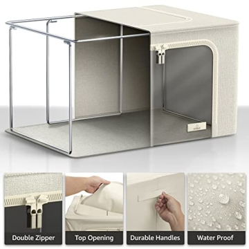Durable Stackable Storage Bins for Home Organization