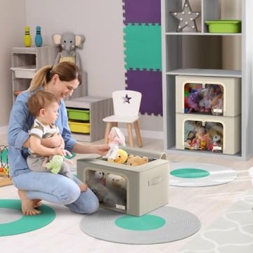 Durable Stackable Storage Bins for Home Organization