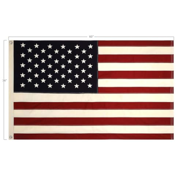 Creative Co-Op 60" x 36" Durable USA Flag with Grommets