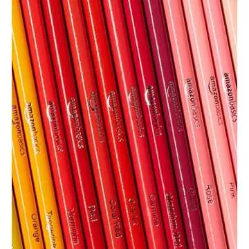Amazon Basics Premium Colored Pencils 72 Count, Soft Core, Multicolor, Back to School Supplies (Pack of 1)