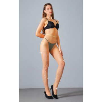 Trendy Rhinestone Fishnet Tights for Every Occasion