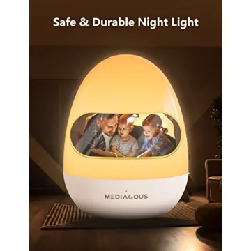 MediAcous Night Light - Dimmable & Portable Kids Lamp