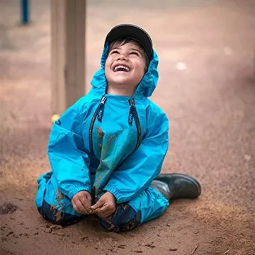 Tuffo Waterproof Rain Coveralls for Toddlers, Yellow