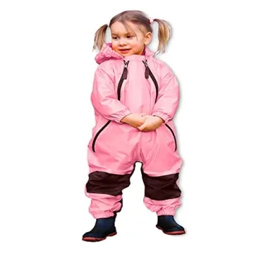 Tuffo Waterproof Rain Coveralls for Toddlers, Yellow