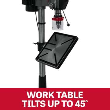 JET 20-Inch Floor Drill Press, 12 Speed, 1-1/2 HP, 115/230V 1Ph (Model JDP-20MF)