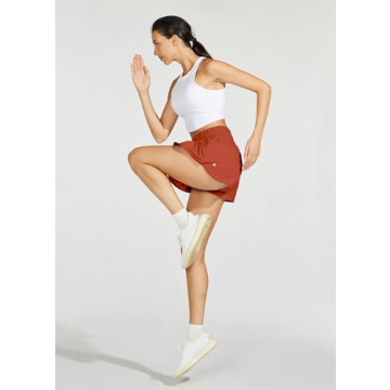 Willit Women's Running Skirt Shorts with Zip Pocket