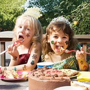 Robot Temporary Tattoos for Kids Birthday Party Fun