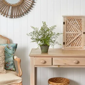 Nearly Natural Maiden Hair Faux Plant for Home Decor