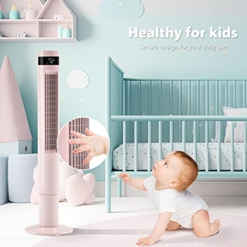 Antarctic Star Quiet Tower Fan with Remote Control for Home