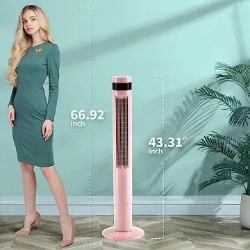 Antarctic Star Quiet Tower Fan with Remote Control for Home