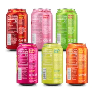 POPPI Prebiotic Soda - 12 Pack Sparkling Beverages