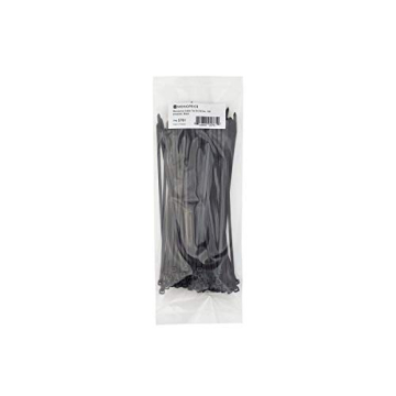 Monoprice 8" Cable Ties 100 Pack - 40lbs Heavy Duty, Black