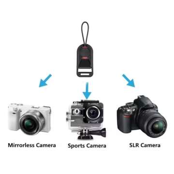 KASINshooting Super Load 20kg Quick Release Connector Buckle for Camera Neck Shoulder Straps to Carry DSLR Video Action Cameras