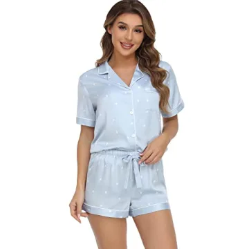 Serenedelicacy Satin Pajama Set for Women - Elegant Sleepwear