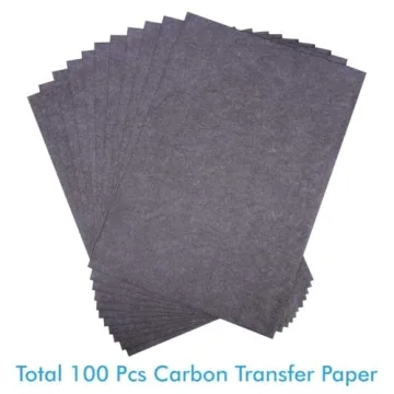 Selizo 100 Sheets of Black Carbon Transfer Paper for Artists