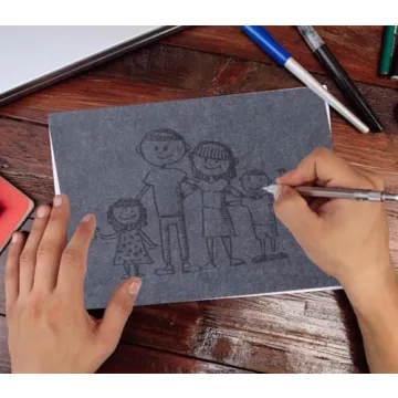 Selizo 100 Sheets of Black Carbon Transfer Paper for Artists