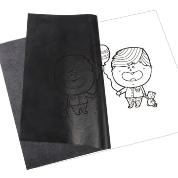 Selizo 100 Sheets of Black Carbon Transfer Paper for Artists