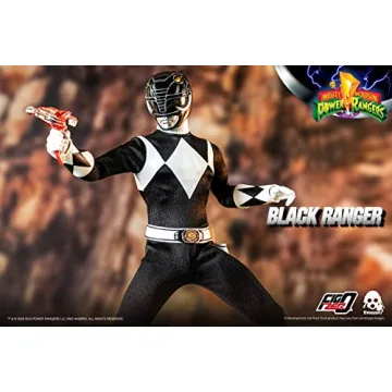 threezero Power Rangers Black Ranger 1:6 Scale Figure