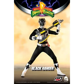 threezero Power Rangers Black Ranger 1:6 Scale Figure
