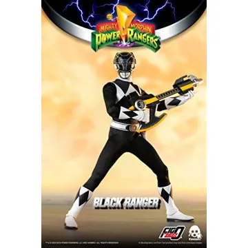 threezero Power Rangers Black Ranger 1:6 Scale Figure
