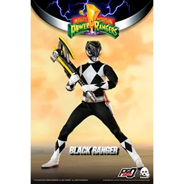 threezero Power Rangers Black Ranger 1:6 Scale Figure