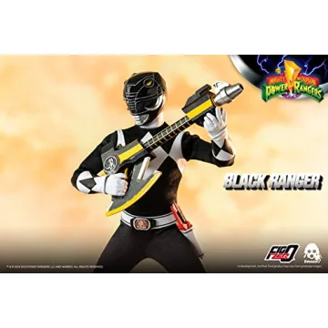 threezero Power Rangers Black Ranger 1:6 Scale Figure