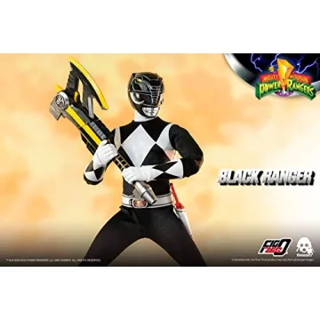 threezero Power Rangers Black Ranger 1:6 Scale Figure