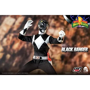 threezero Power Rangers Black Ranger 1:6 Scale Figure
