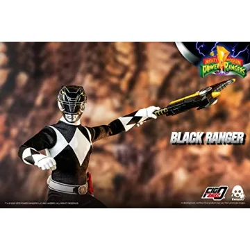 threezero Power Rangers Black Ranger 1:6 Scale Figure