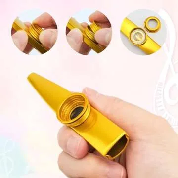 Quacc 6 PCS Metal Kazoos - The Perfect Musical Gift