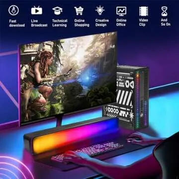 HP RGB Gaming Desktop Computer, Intel Quad Core I5-6500 up to 3.6GHz, GeForce GTX 750 Ti 4G, 16GB DDR4, 512G SSD, RGB Keyboard & Mouse, 600M WiFi & Bluetooth, Win 10 Pro (Renewed)