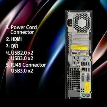 HP RGB Gaming Desktop Computer, Intel Quad Core I5-6500 up to 3.6GHz, GeForce GTX 750 Ti 4G, 16GB DDR4, 512G SSD, RGB Keyboard & Mouse, 600M WiFi & Bluetooth, Win 10 Pro (Renewed)