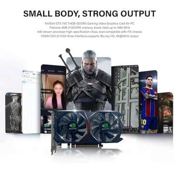 HP RGB Gaming Desktop Computer, Intel Quad Core I5-6500 up to 3.6GHz, GeForce GTX 750 Ti 4G, 16GB DDR4, 512G SSD, RGB Keyboard & Mouse, 600M WiFi & Bluetooth, Win 10 Pro (Renewed)