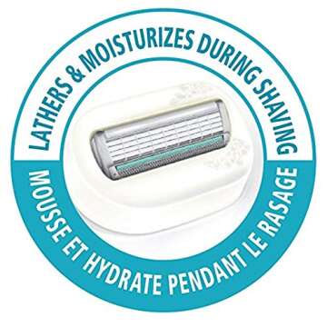 INTUITION Schick Razors for Women Variety Pack with 1 Razor Handle & 4 Intuition Razor Blades Refill | Shaving Kit Women, Girls Shaving Kit Beginners, Razor Gift Set for Women, Razor Starter Kit