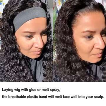 VGIRL Elastic Bands for Wig Edges,Cheap 2PCS Wig Bands for Keeping Wigs in Place,Melt Band for lace ...