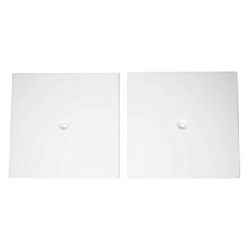 Rockville Adjustable White Studio Monitor Speaker Stands