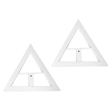 Rockville Adjustable White Studio Monitor Speaker Stands