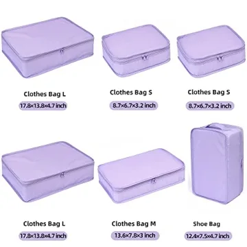 JJ POWER Travel Packing Cubes for Organized Packing