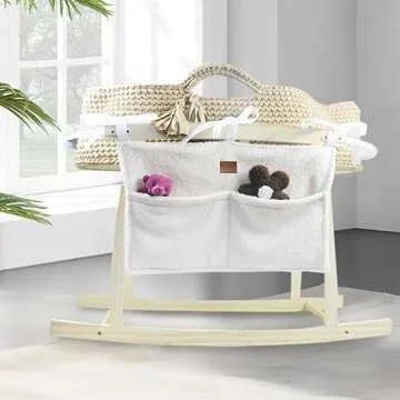 Adm&Eve Vintage Hanging Diaper Caddy for Nursery Organization