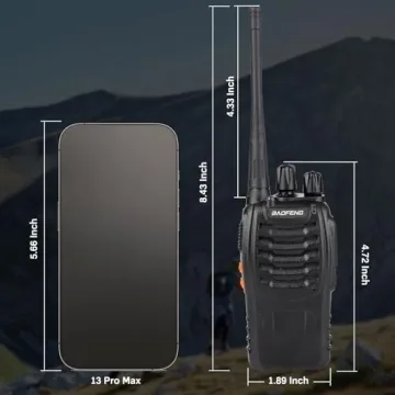 Baofeng Walkie Talkies 888S Long Range Two Way Radios