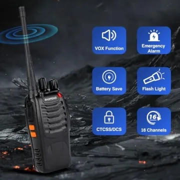 Baofeng Walkie Talkies 888S Long Range Two Way Radios