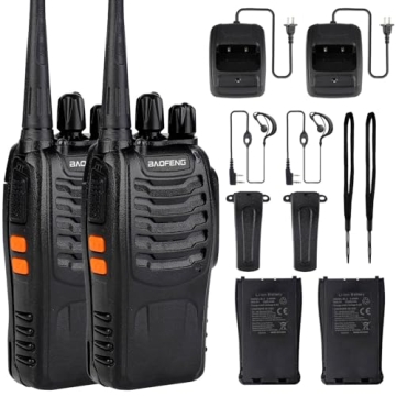 Baofeng Walkie Talkies 888S Long Range Two Way Radios