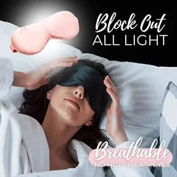 LLBA Pure Silk Sleep Mask for Luxurious Sleeping Experience