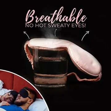 LLBA Pure Silk Sleep Mask for Luxurious Sleeping Experience