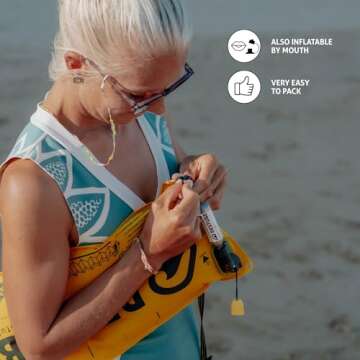 Restube Beach Inflatable Safety Buoy | Compact & Durable